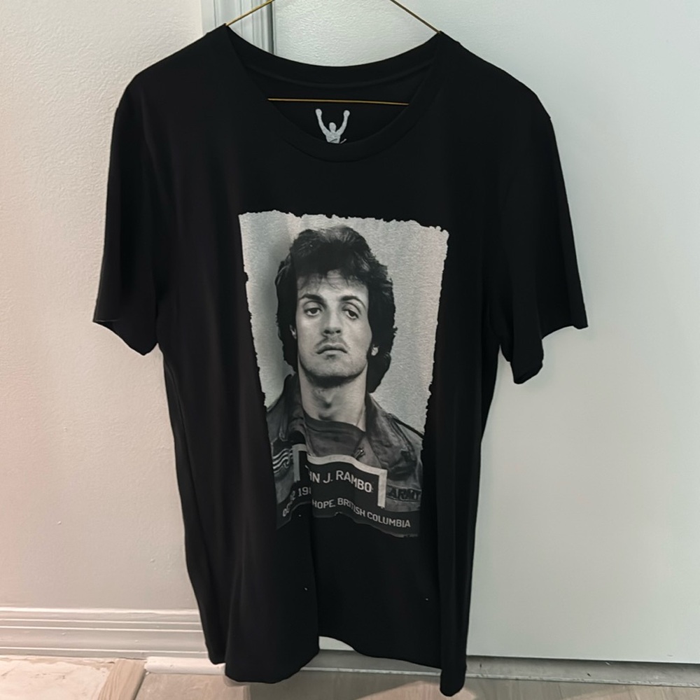 John Rambo mugshot tee, Size M